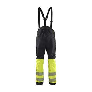 BLAKLADER - 187719779933LS Hi-Vis Shell <b>trousers</b> <b>Black</b>/Yellow - EAN 7330509858721 HI-VIS <b>WORKWEAR</b> - Product Image 2