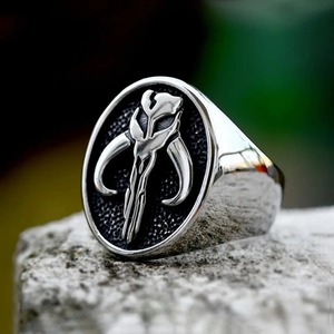 yunnique Stainless Steel Skull <b>Ring</b> Men's Skeleton Design Fashion Jewelry Gift Size 7 8 9 10 11 12 13 - Product Image 3