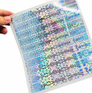 Tùy chỉnh chất lượng cao Holographic Laser chống hàng giả nhãn viod Sticker Nhãn Hiệu Mã dán - Product Image 4