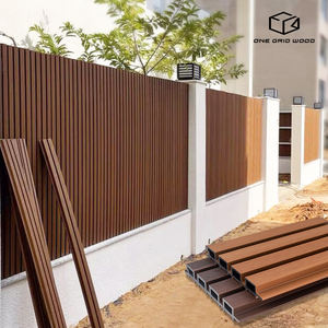 Pannello Murale WPC per Esterni Impermeabile Ignifugo Recinzione Co-estrusa in <span class=keywords><strong>Legno</strong></span> Plastica Copertura per Soffitto per Balcone e Giardino - Product Image 3