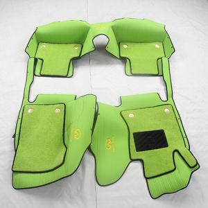 Alfombrillas de Cuero Personalizadas GANE para Interiores de Automóviles, 10 mm de Grosor, Estilo Bordado de Lujo, Garantía de <span class=keywords><strong>3</strong></span> Años, Juego de 5 Piezas - Product Image 3