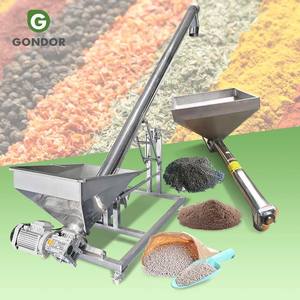 เครื่องลำเลียงเมล็ดพืชแบบสกรูขนาดเล็กชนิดสปริงสั่นสะเทือนแบบยืดหยุ่นพร้อมถังเก็บแบบแยกส่วนและเพลาสแตนเลส - Product Image 1