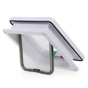 Большой всепогодный кошка двери с 4 Way Блокировка <span class=keywords><strong>Cat</strong></span> лоскут двери для межкомнатных дверей наружные двери - Product Image 3