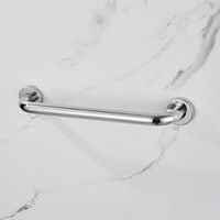 Personnalisation 16 pouces support antidérapant barre d'appui de douche SS304 salle de bain handicapé barre d'appui