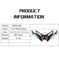 Aile de Stator pour Roue Avant en Plastique ABS, Accessoires de Modification pour Moto NMAX2022