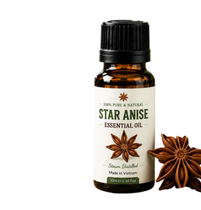 Aceite Esencial de Anís Estrellado Vietnamita 100% Puro y Natural con Rico Aroma Dulce y Especiado a Buen Precio - Product Image 1