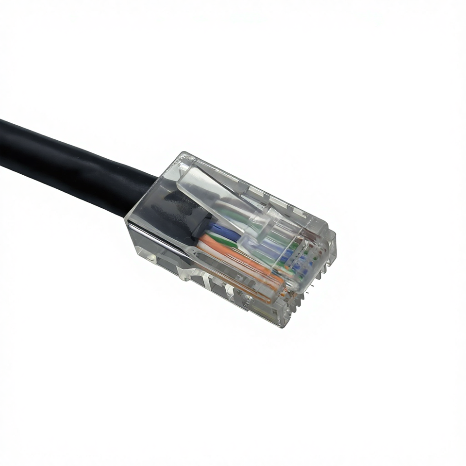 Factory Direct Cat5e UTP Bootless Cable - Bare Copper Stranded Network ...