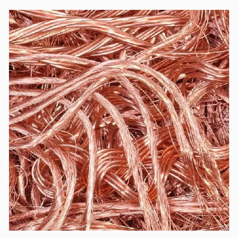 2023 neue Fabrik Großhandel 99,99% Pure Red Mill Berry Copper Bare Bright Clean Waste glänzende Draht kabel abfälle
