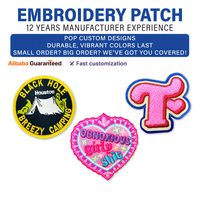 Meilleur prix fer à coudre sur un patch de broderie d'insigne pour les vêtements nouveau divers patch brodé de conception mignonne