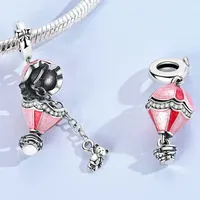 MULA Silver 925 Zircon Charms Star Wealth Spades K and Hearts Q Fit Original Bracelet Collier DIY Bijoux pour enfants