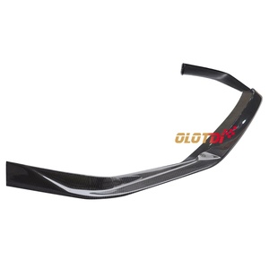 Carbon Fiber V Style Front Bumper Lip Chin Spoiler Front <b>Splitter</b> for Honda Civic 11TH FL1 FE1 FL4 Auto Tuning - Product Image 5
