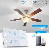 Ventilateur de plafond avec lumière LED 36W 110v moteur DC avec haut-parleur 3 couleurs avec mémoire pales rétractables 6 vitesses télécommande