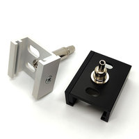 Kit de suspension de fil d'éclairage à LED avec clip de montage sur rail en aluminium blanc