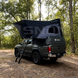 SNDN nouveau Style 4X4 camping-car toile camionnette auvent toit <span class=keywords><strong>tente</strong></span> coque dure aluminium Camping ramasser <span class=keywords><strong>tente</strong></span> sur le toit 4 personnes - Product Image 3