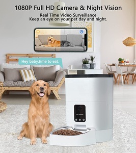 Comedero Automático para Mascotas de 6L con Microchip, WiFi, Grabación de Voz, Programable, Dispensador de Comida para Perros y Gatos con Recipiente de Acero Inoxidable - Product Image 2