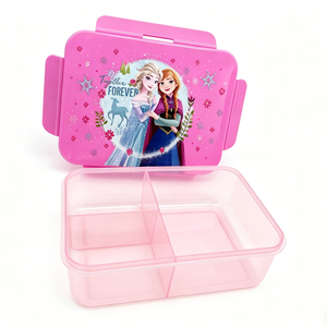 Boîte à <span class=keywords><strong>lunch</strong></span> en plastique transparente à 2 compartiments, sans BPA, étanche, pour enfants, portable, très vendue - Product Image 4