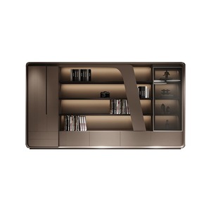 Archivador de Madera Estilo Industrial, Muebles de <span class=keywords><strong>Oficina</strong></span> con Estantería <span class=keywords><strong>para</strong></span> Libros de Estudio, <span class=keywords><strong>para</strong></span> Uso Gubernamental y Doméstico - Product Image 5