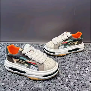 Chaussures de sport pour hommes à semelle épaisse antidérapante, chaussures basses confortables pour hommes, chaussures décontractées tendance, respirantes, chaussures de marche - Product Image 5