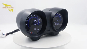 Nuovo WYAHYA CG150 Compatibile con Cruscotto Moto Titan, Tachimetro Digitale 12V con Guscio Nero in Plastica 0-100km/h - Product Image 3