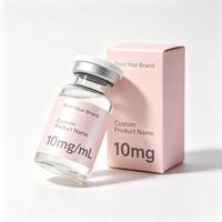 Personnalisez votre design : Plateau pour flacon unique 2ml/3ml/10ml, étiquettes et boîtes imprimées, emballage holographique pour produits peptidiques