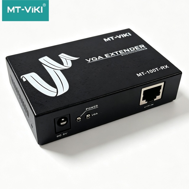 100M 1920*1440 60Hz Long Range Vga Kvm Extender Utp/Stp Cat5E/6 Ethernet Cable Video Transmitter Receiver