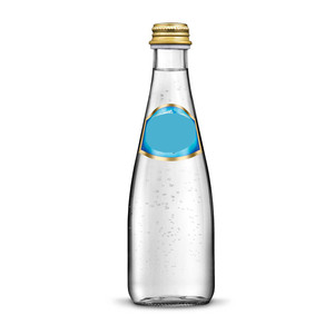Botella de <span class=keywords><strong>Agua</strong></span> <span class=keywords><strong>Mineral</strong></span> de <span class=keywords><strong>Vidrio</strong></span> de 500 ml con Tapa de Rosca y Serigrafía, Venta Caliente Linlang - Product Image 5