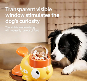 Agente de Compras 1688 Taobao: Dispensador de Golosinas para Mascotas con Diseño de Patito Amarillo, Juguete Interactivo de Entrenamiento para Gatos y Perros - Product Image 2