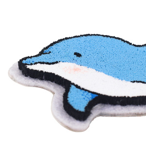 Tùy Chỉnh Tự Dính 3D Thêu Logo Vá Động Vật Cá Heo Bàn Chải Đánh Răng Thêu Vải Cho Hat Trang Trí Nội Thất Chủ Yếu Vải Ren - Product Image 4