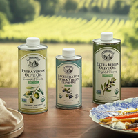Boîtes métalliques rondes scellées de 100 ml, 250 ml, 500 ml pour l'emballage d'huiles végétales, d'olive et de noix de qualité supérieure – Vente en gros directe usine