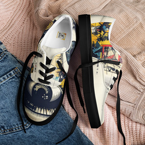 Scarpe da Passeggio Leggere in Tela per Uomo con Lacci, Suola Interna Morbida e Confortevole in PU - Product Image 4