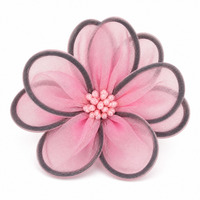 Nouvelles Fleurs en Tissu Gaze pour Cheveux d'Enfants, Accessoires DIY, 15 Couleurs, Style Européen et Américain, Quatre Saisons, Haolilian