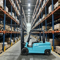 Chariot élévateur électrique 3 tonnes Euro 5 CE EPA à fourche hydraulique, haute qualité, tout-terrain 4x4, nouveau modèle, prix promotionnel usine