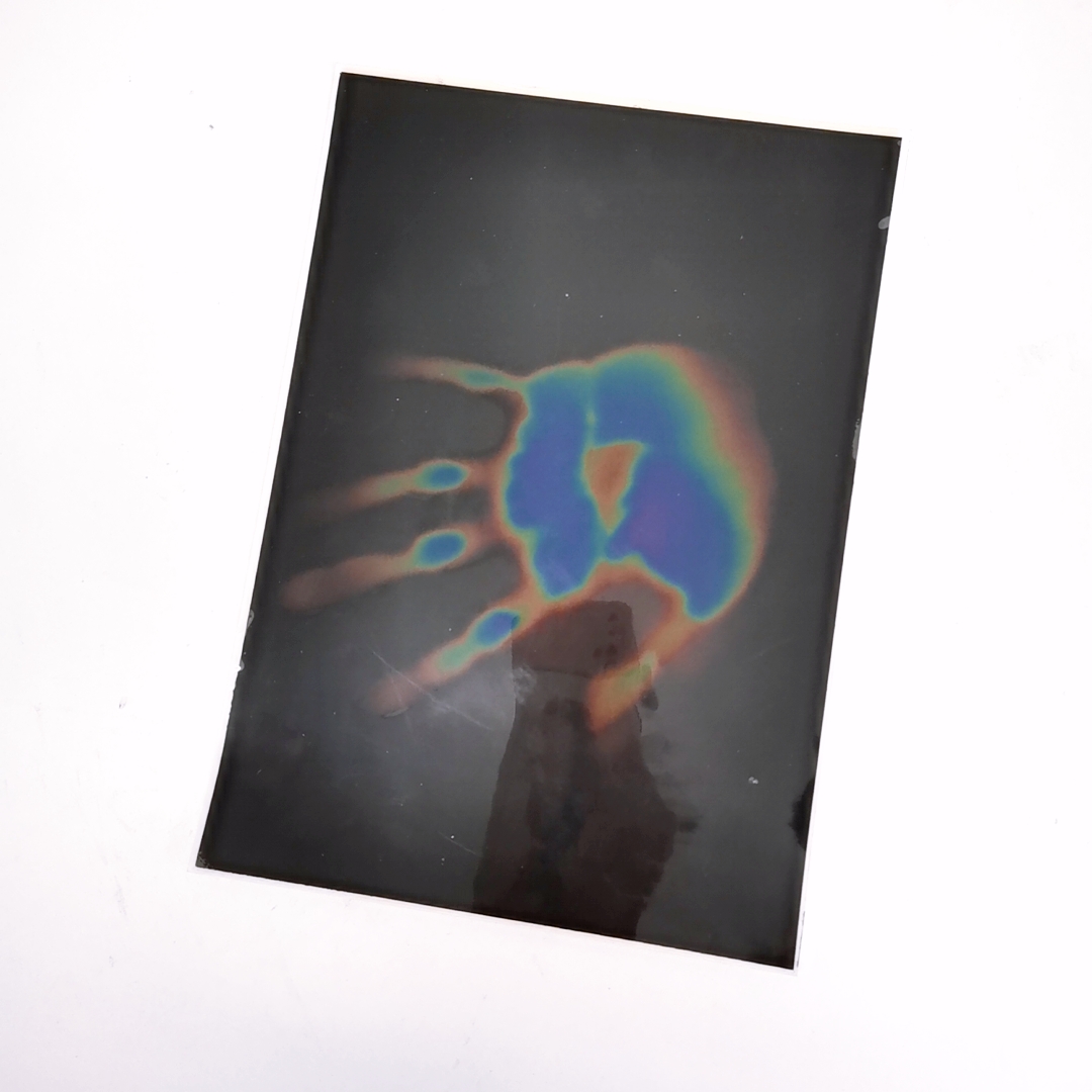 Заводская термохромная меняющая цвет жидкий кристаллический лист