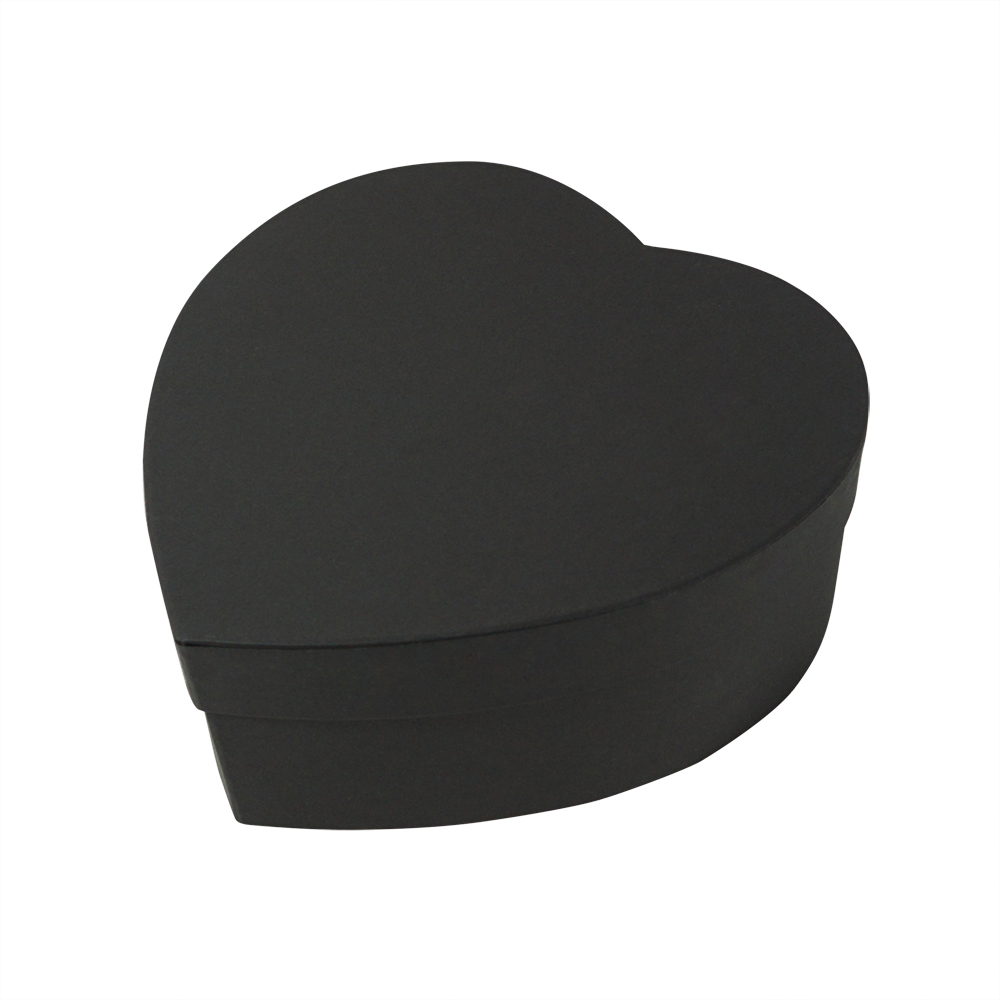 (21*20.5*8.5cm)heart shape gift box--Black