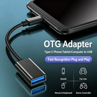 Câble adaptateur USB 2.0 OTG Type-C avec conducteur en cuivre pur pour MacBook Pro/téléphones mobiles/ordinateurs portables - Charge rapide et transfert de données