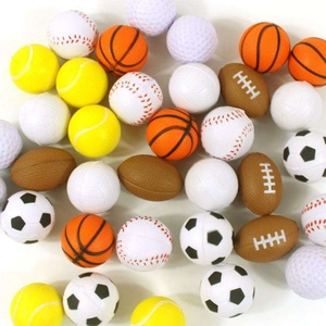 Jouet à presser anti-stress en mousse PU, ballon de football ou de basketball, pour la décompression, best-seller - Product Image 1