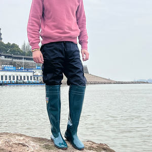 <span class=keywords><strong>Botas</strong></span> de plantación verdes de PVC para hombre y mujer, <span class=keywords><strong>botas</strong></span> de pesca para limpieza de jardín, venta al por mayor de fábrica - Product Image 1