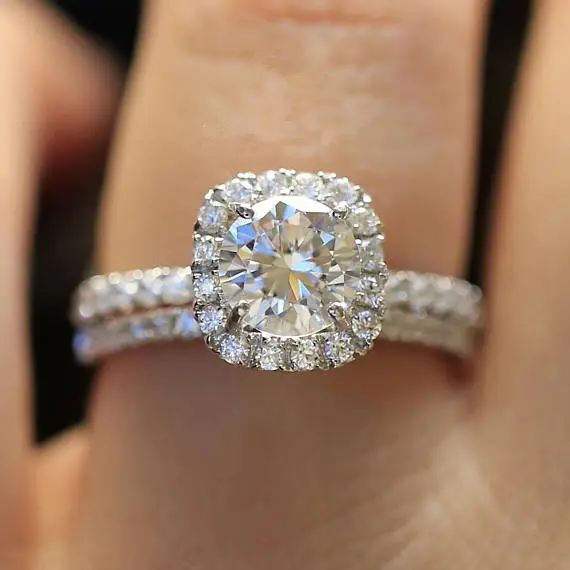 Speciale Ontwerp Zinklegering Bruiloft Diamanten Ringen Vrouwen Engagement Strass Ringen Sieraden High End