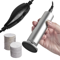 Kit de soin des pieds professionnel Portable électronique fichier de pied outils de pédicure dissolvant de callosités électrique pour peau sèche morte en métal