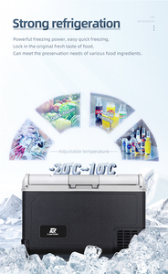 Refrigerador portátil para coche AK50 de 12V/24V, compresor de gran capacidad para refrigeración, bajo nivel de ruido, portátil. - Product Image 6