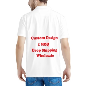 Men Polo <strong>Shirt</strong> Custom Fashion Print on Demand Summer Polyester Casual Short Sleeve Golf Simple T <strong>Shirt</strong> High Quality Wholesale - Product Image 4