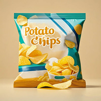 Sachet d'Emballage Personnalisé en Gros de Qualité Alimentaire 70g, Mini Poche Thermo-Soudable pour Chips et Snacks, Sachet Scellé au Dos en Plastique