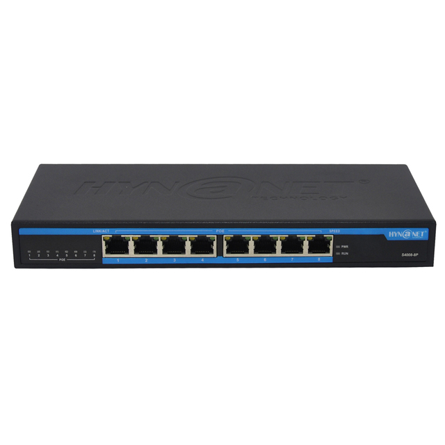 8-port Unmanaged 2.5G Ethernet PoE Switch with 40G Capacity CE/FCC Certified for Wi-Fi 6 and 2.5G Encoder/Decoder