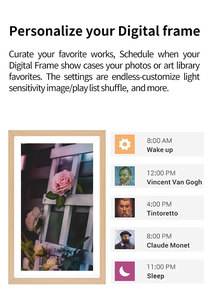 32 ''nft khung nghệ thuật LCD dọc ngang hiển thị khung ảnh kỹ thuật số meural Canvas hỗ trợ hình ảnh và video chơi - Product Image 6