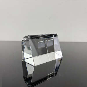 Personalizado trapézio cristal Paperweight vidro vidro transparente diamante corte Paperweight - Product Image 2