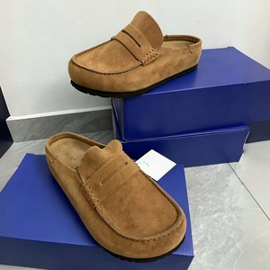 <span class=keywords><strong>Sandalias</strong></span> Hana de Alta Calidad, Estilo <span class=keywords><strong>Birkenstock</strong></span>, de Piel Vacuna Genuina, Tipo Mules Planos para Exteriores, para Hombre y Mujer - Product Image 2
