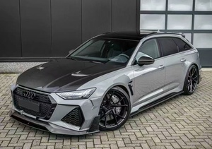 Pour <span class=keywords><strong>Audi</strong></span> <span class=keywords><strong>RS6</strong></span> C8 améliorée avec capot de style MSY en fibre de carbone sèche et kit carrosserie - Product Image 5