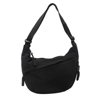 Sac bandoulière en nylon imperméable, sac boulette pliable, sac à bandoulière décontracté polyvalent, sacs messager de voyage pour hommes et femmes