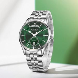 Montre mécanique pour homme personnalisée, multifonctionnelle, en acier inoxydable, style élégant - Product Image 1