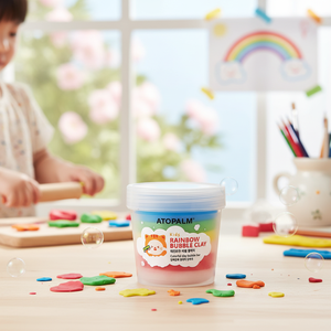 Atopalm <b>Kids</b> 210g Rainbow <b>Bubble</b> Clay Quality Crafts for Creative Fun - Product Image 3